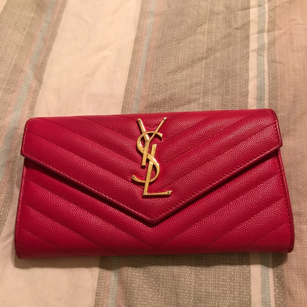 SAINT LAURENT Monogram Envelope Wallet